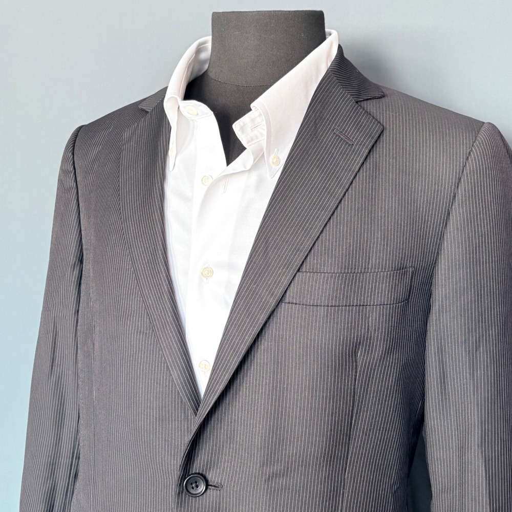 Brooks‎ Brothers 1818 Fitzgerald Blazer | 39R | Loro Piana Pinstripe - Italy